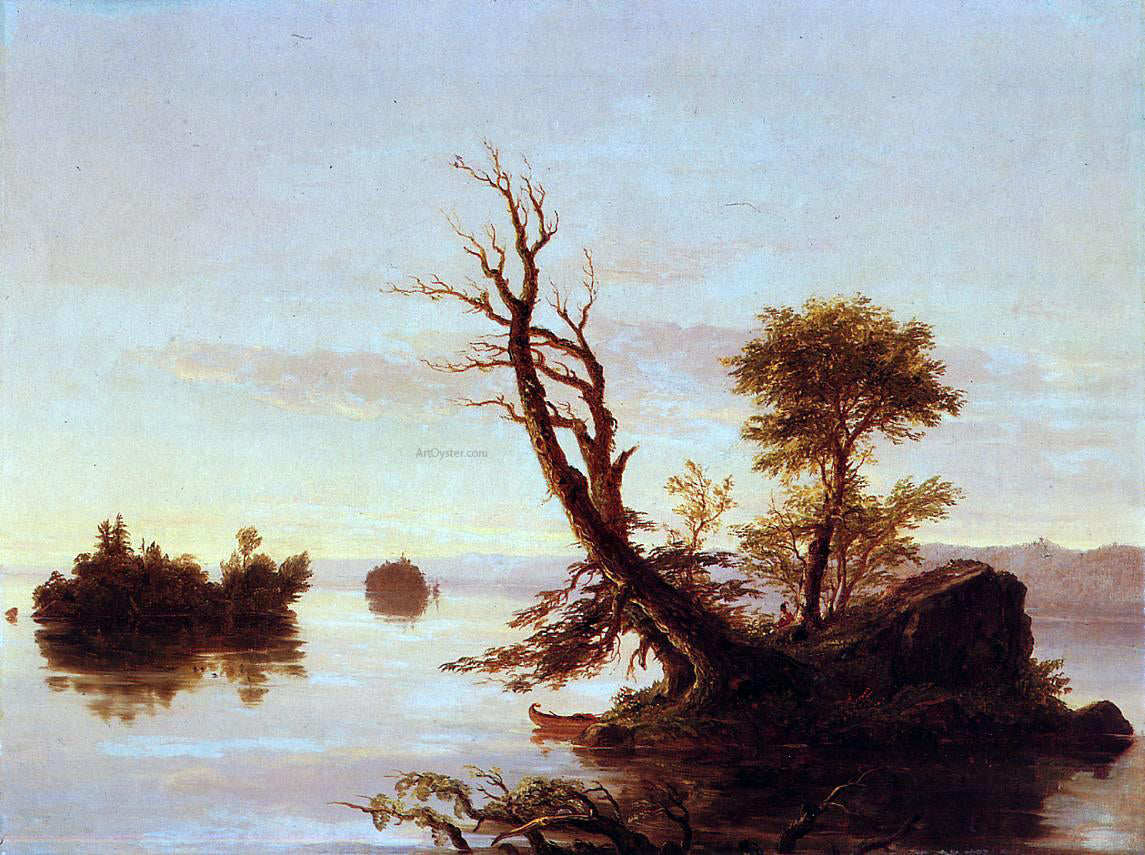 Thomas Cole American Lake Scene - Hand Painted Oil Painting