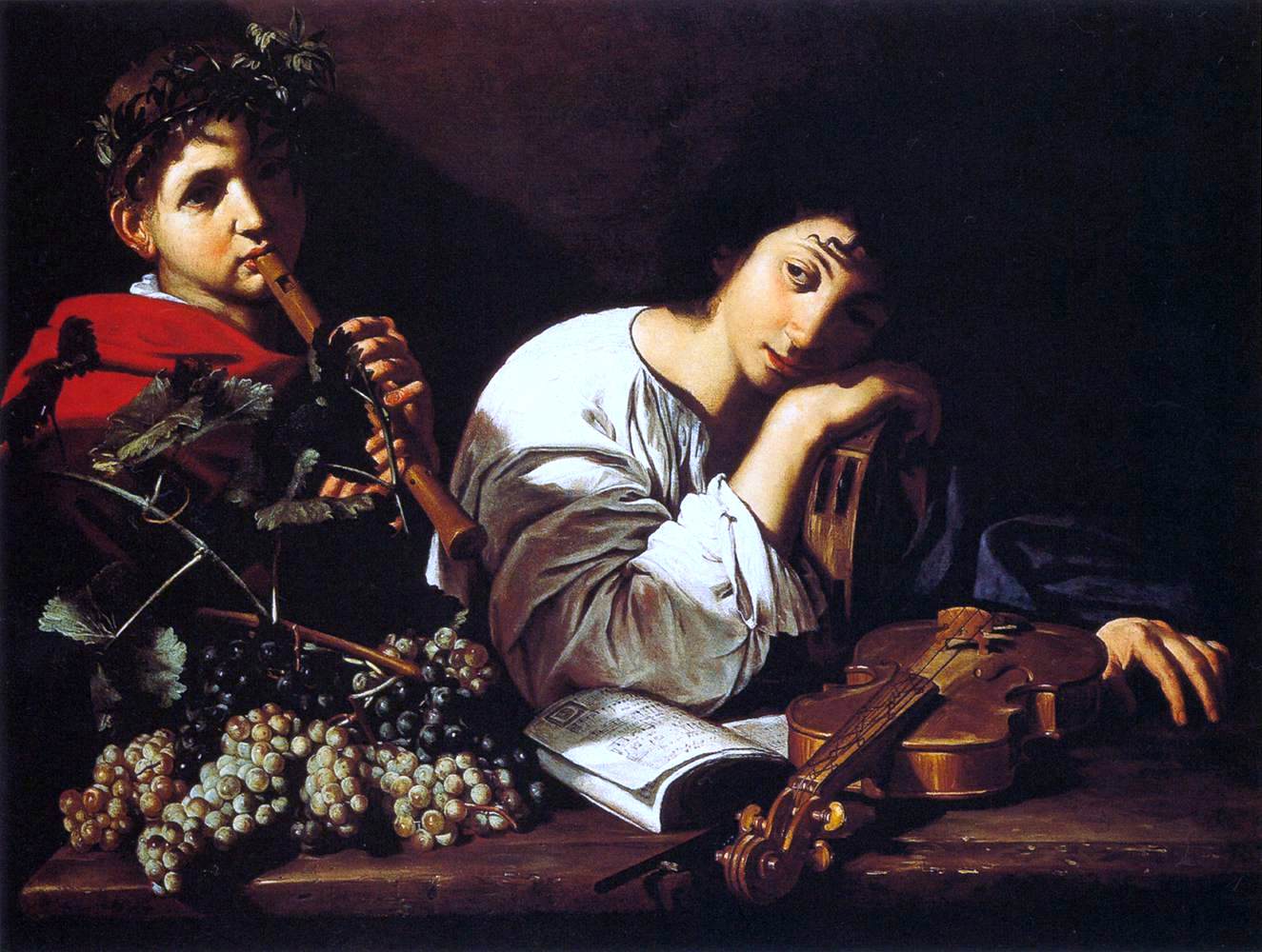 Bartolomeo Cavarozzi Aminta's Lament - Hand Painted Oil Painting