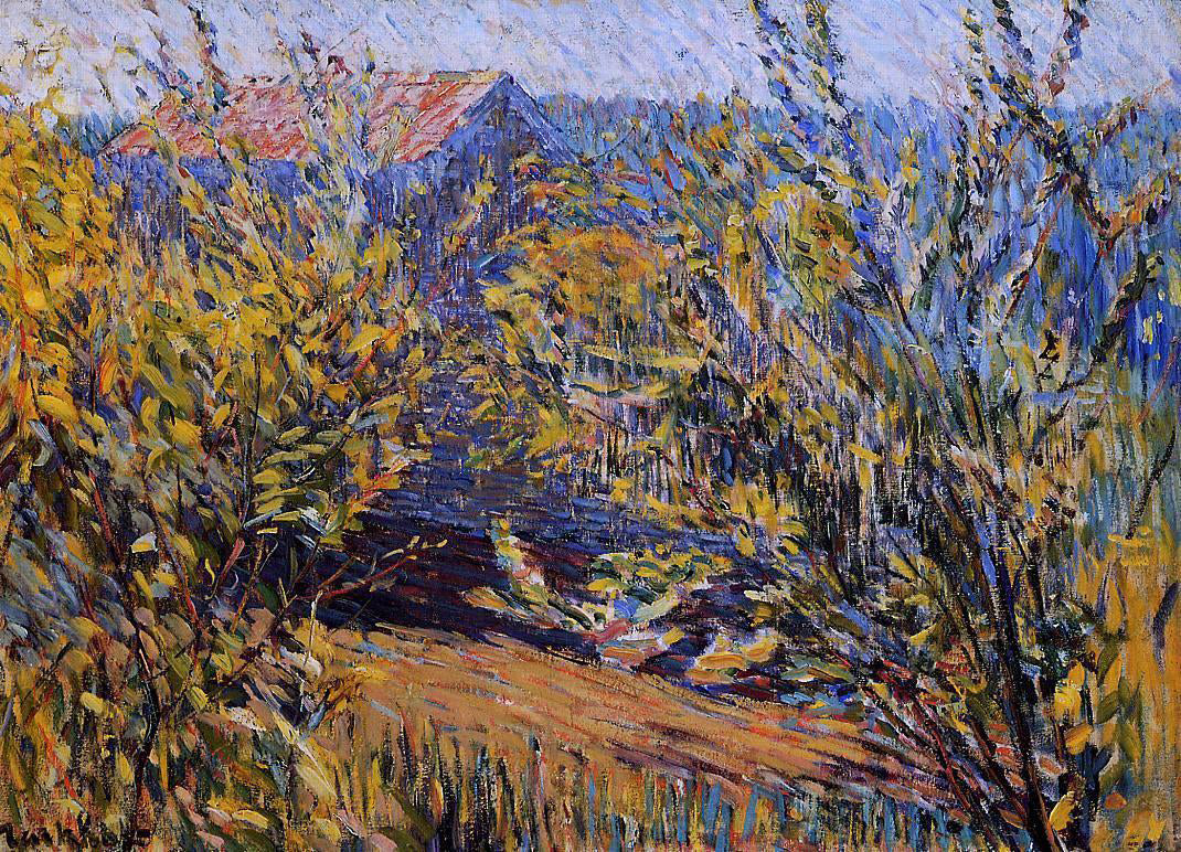 Nicolas Tarkhoff Among the Leaves - Hand Painted Oil Painting
