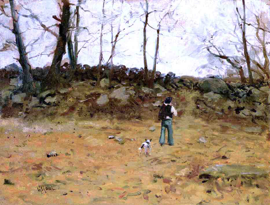 William Gilbert Gaul An Afternoon Stroll - Hand Painted Oil Painting