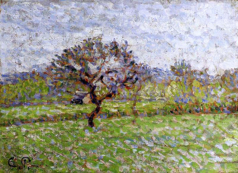 Camille Pissarro An Apple Tree at Eragny - Hand Painted Oil Painting