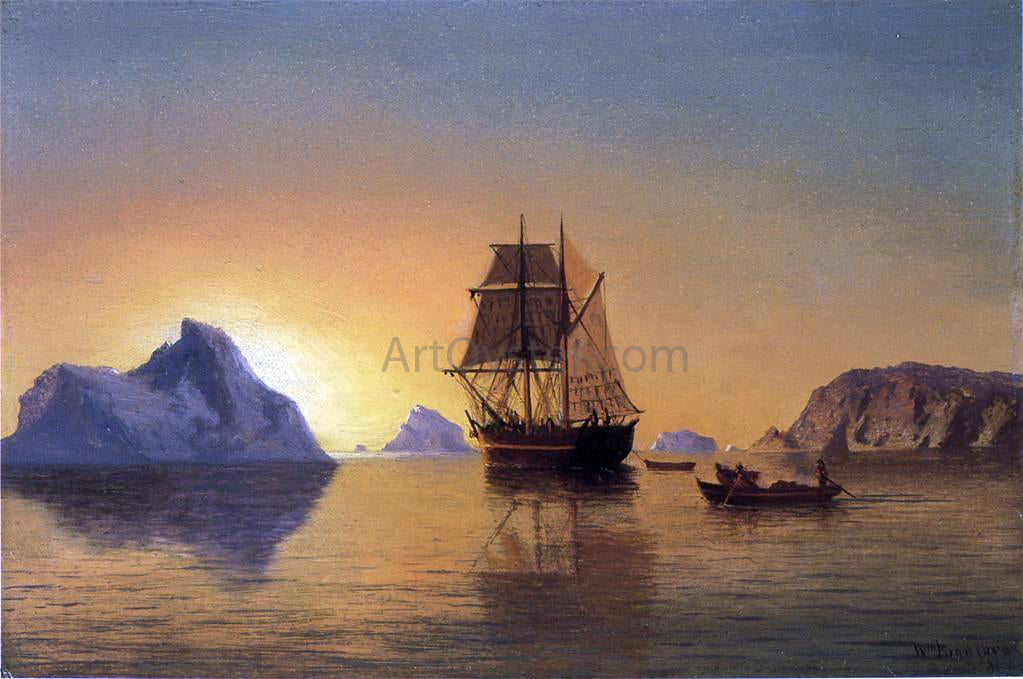 William Bradford An Arctic Scene - Hand Painted Oil Painting