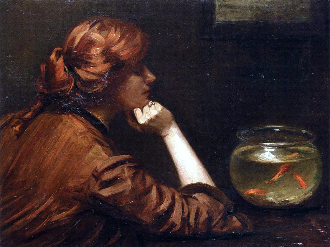 John White Alexander An Idle Moment - Hand Painted Oil Painting