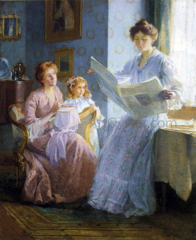 Francis Coates Jones An Interesting Story - Hand Painted Oil Painting