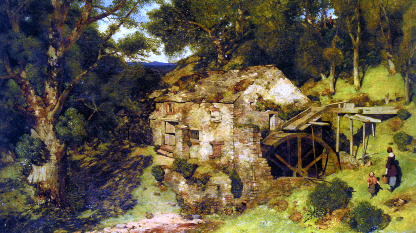  William James Blacklock An Old Mill Near Haweswater - Hand Painted Oil Painting