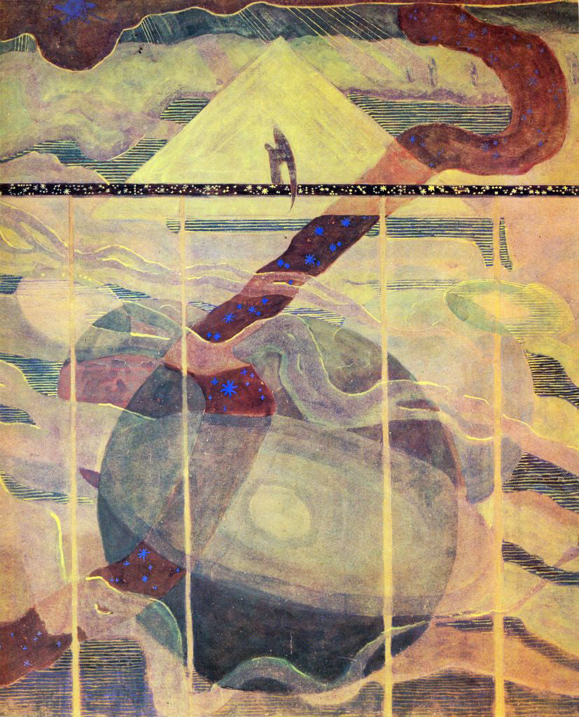 Mikalojus Ciurlionis Andante Sonata of the Stars - Hand Painted Oil Painting