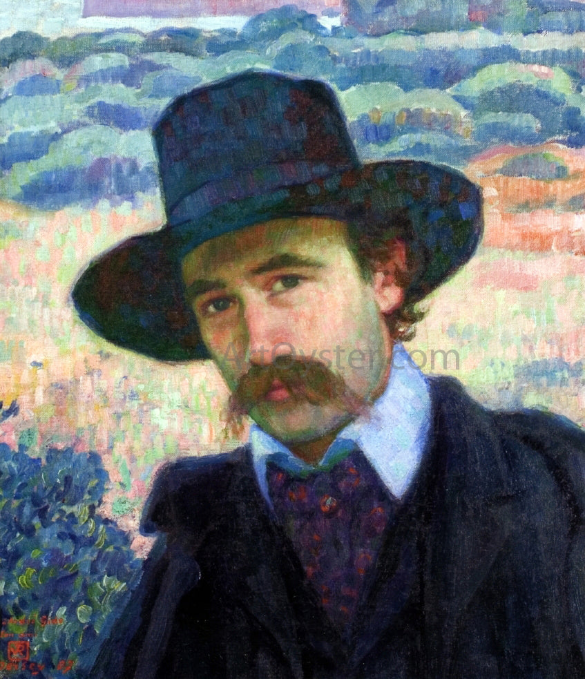 Theo Van Rysselberghe Andre Gide at Jersey - Hand Painted Oil Painting