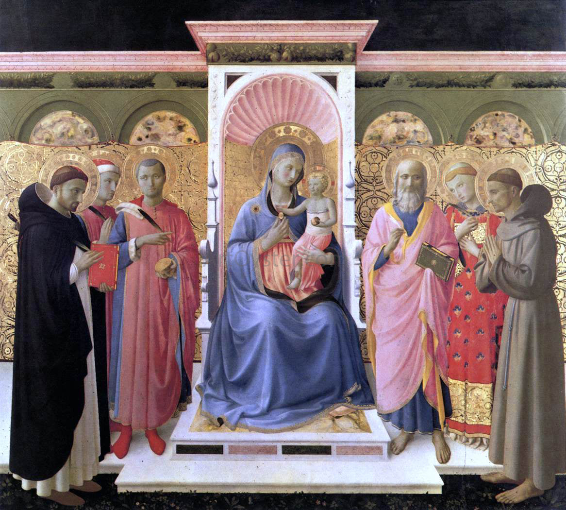 Fra Angelico Annalena Altarpiece - Hand Painted Oil Painting