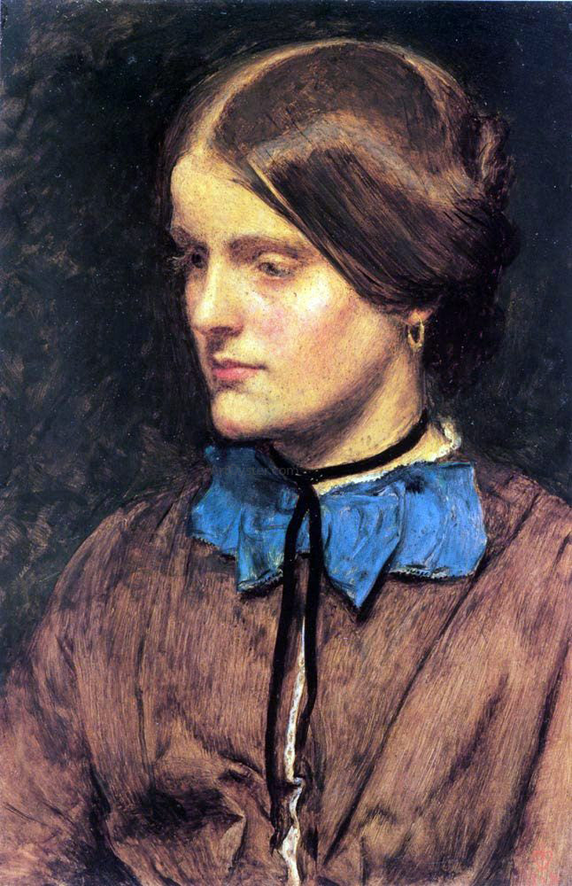 Sir Everett Millais Annie Miller - Hand Painted Oil Painting