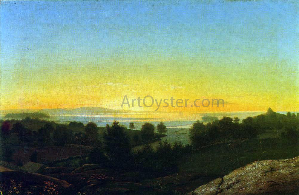 Fitz Hugh Lane Annisquam Marshes, Near Gloucester, Massachusetts - Hand Painted Oil Painting