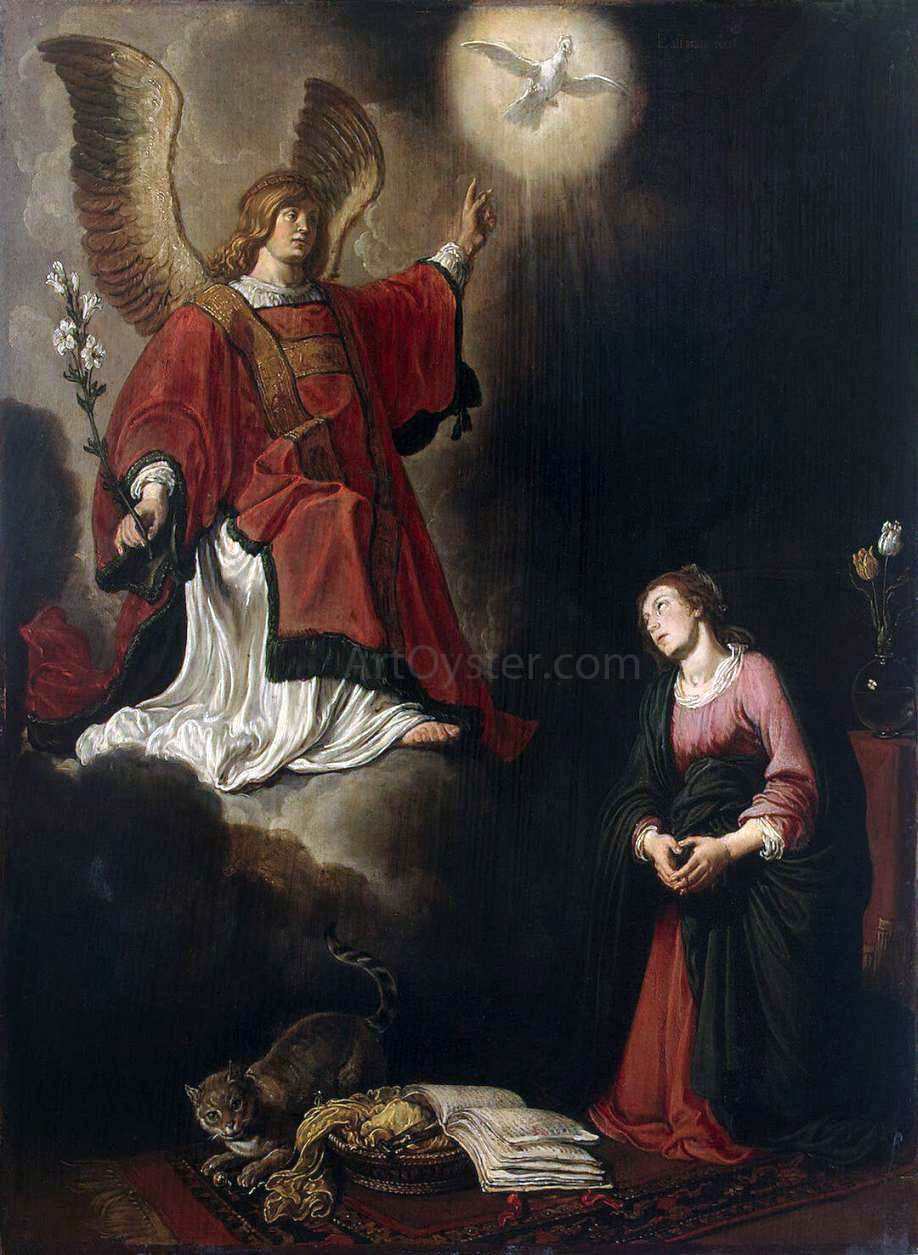  Pieter Lastman Annunciation - Hand Painted Oil Painting