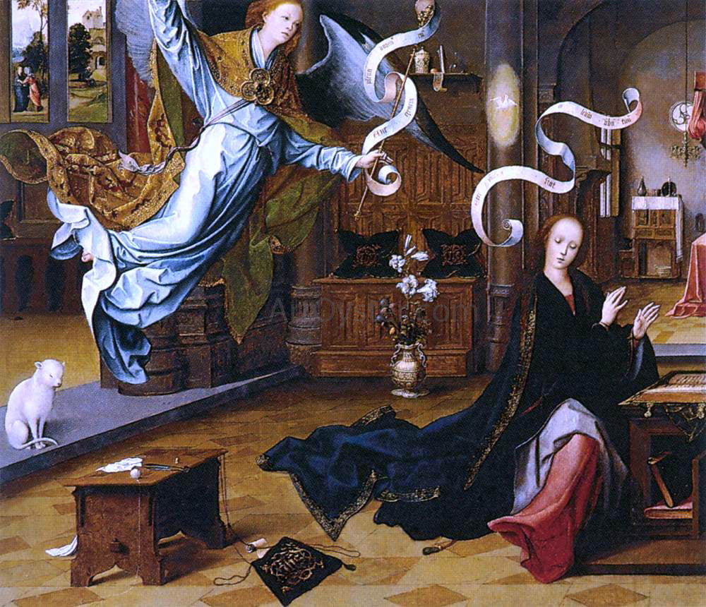 Jan De Beer Annunciation - Hand Painted Oil Painting