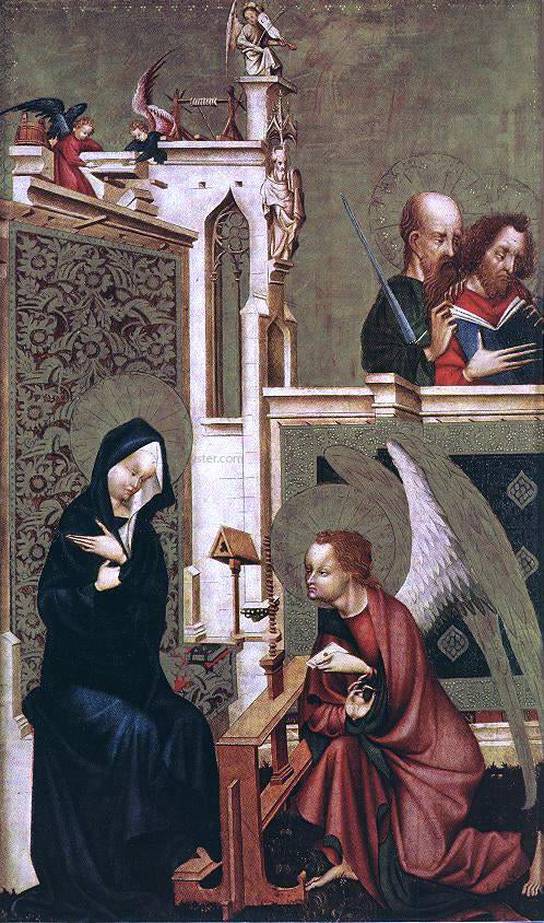 Master of Heiligenkreuz Annunciation - Hand Painted Oil Painting
