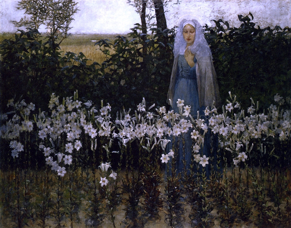 George Hitchcock Annunciation - Hand Painted Oil Painting
