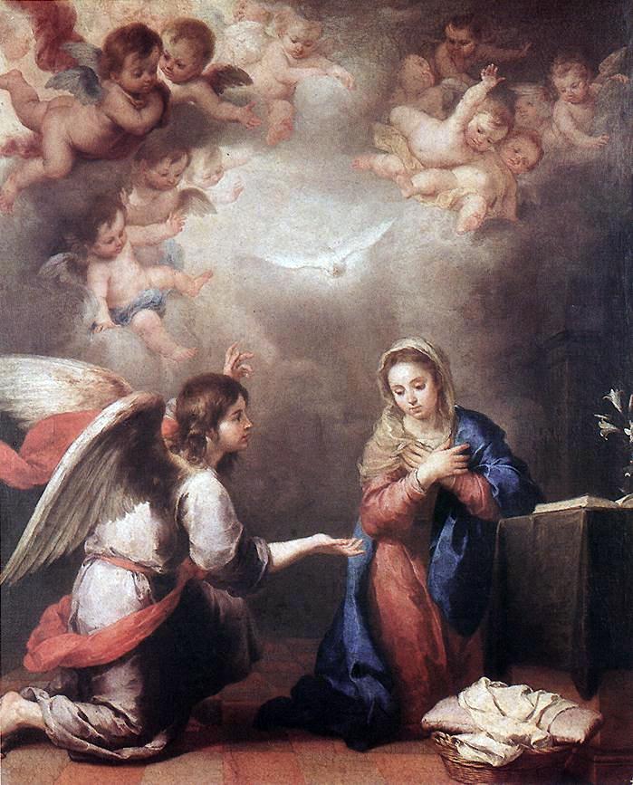 Bartolome Esteban Murillo Annunciation - Hand Painted Oil Painting