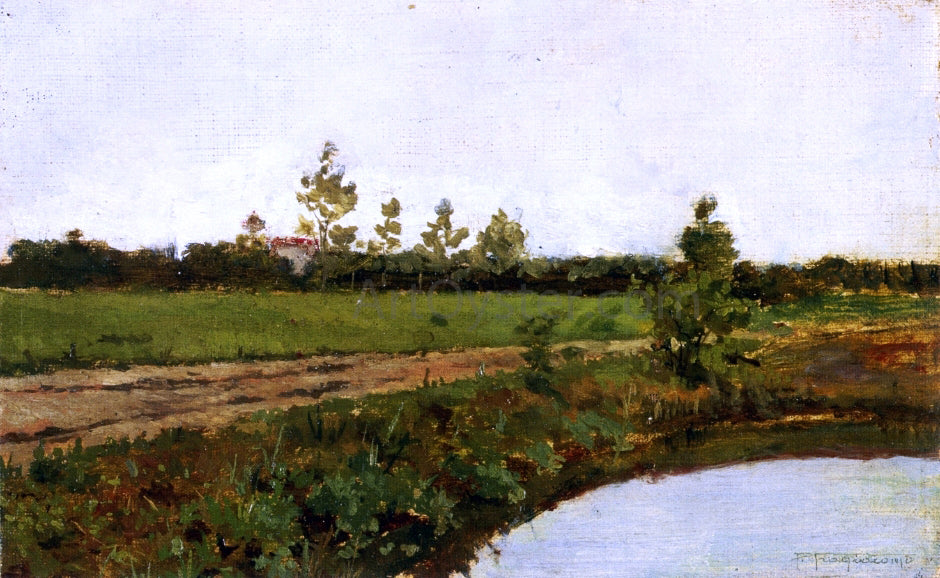 Pietro Fragiacomo Ansa del Sile - Hand Painted Oil Painting