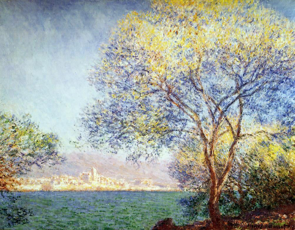 Claude Oscar Monet Antibes in the Morning - Hand Painted Oil Painting