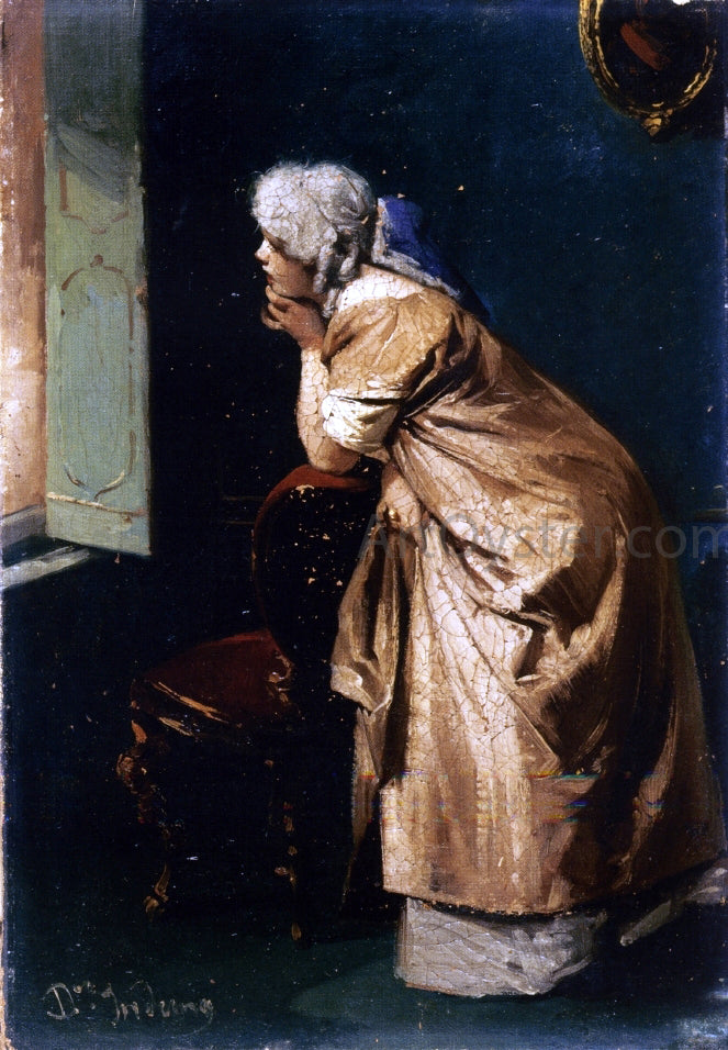 Domenico Induno Anticipation - Hand Painted Oil Painting