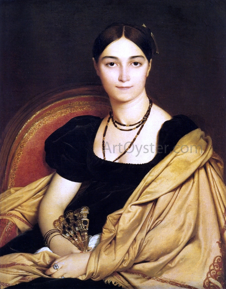  Jean-Auguste-Dominique Ingres Antonia Duvaucey de Nittis - Hand Painted Oil Painting