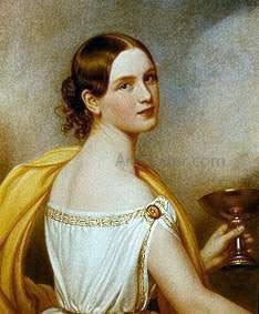 Joseph Karl Stieler Antonia Wallinger Van Ott - Hand Painted Oil Painting