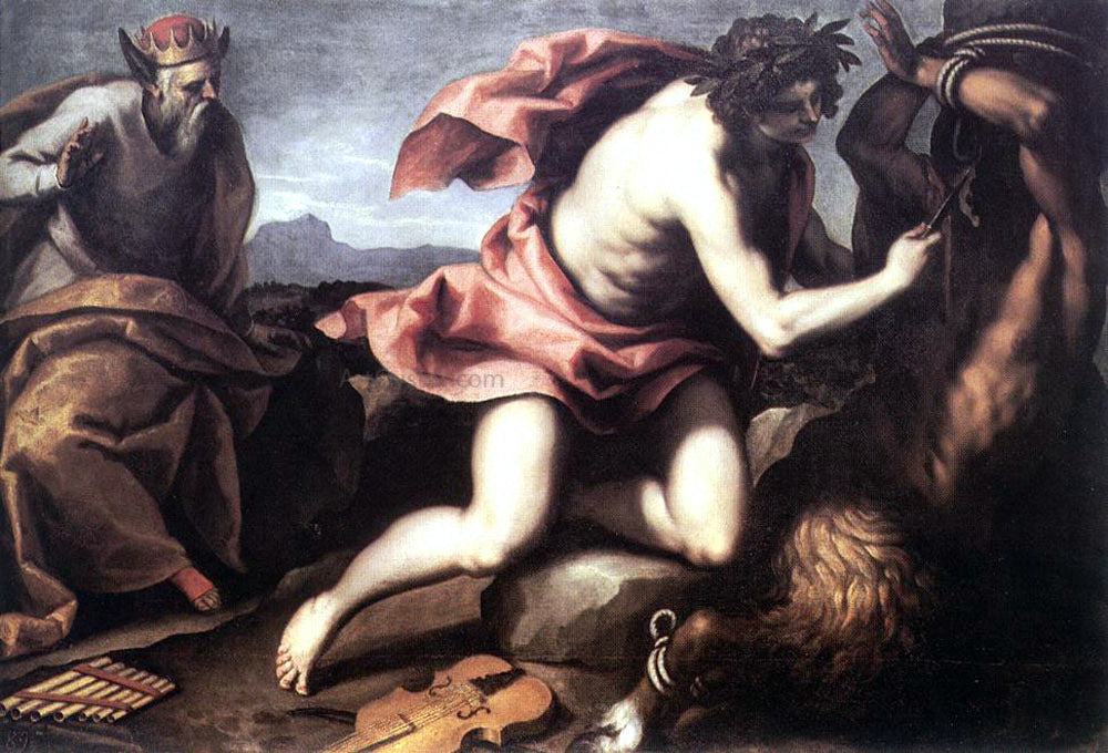 il Palma Jacopo Apollo and Marsyas (Pic 2) - Hand Painted Oil Painting
