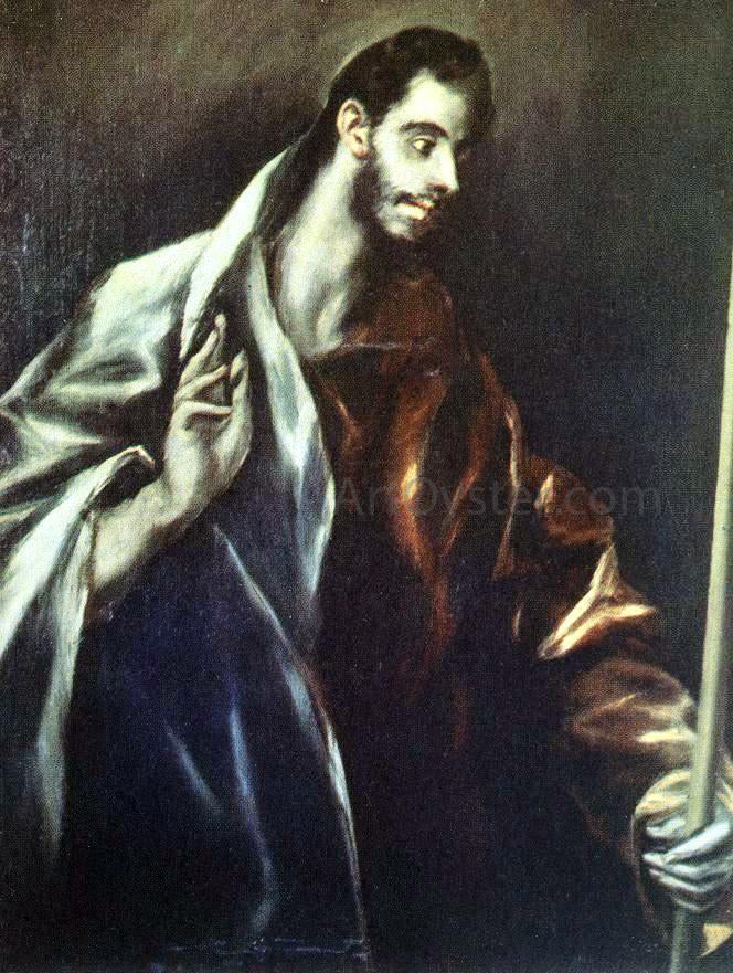 El Greco Apostle St Thomas - Hand Painted Oil Painting