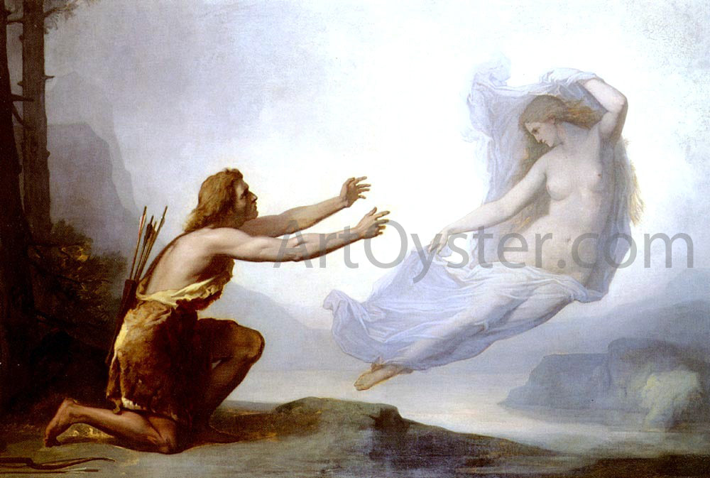 Alfred Tripet Apparition De Vinvela A Shilric-Le-Chasseur - Hand Painted Oil Painting