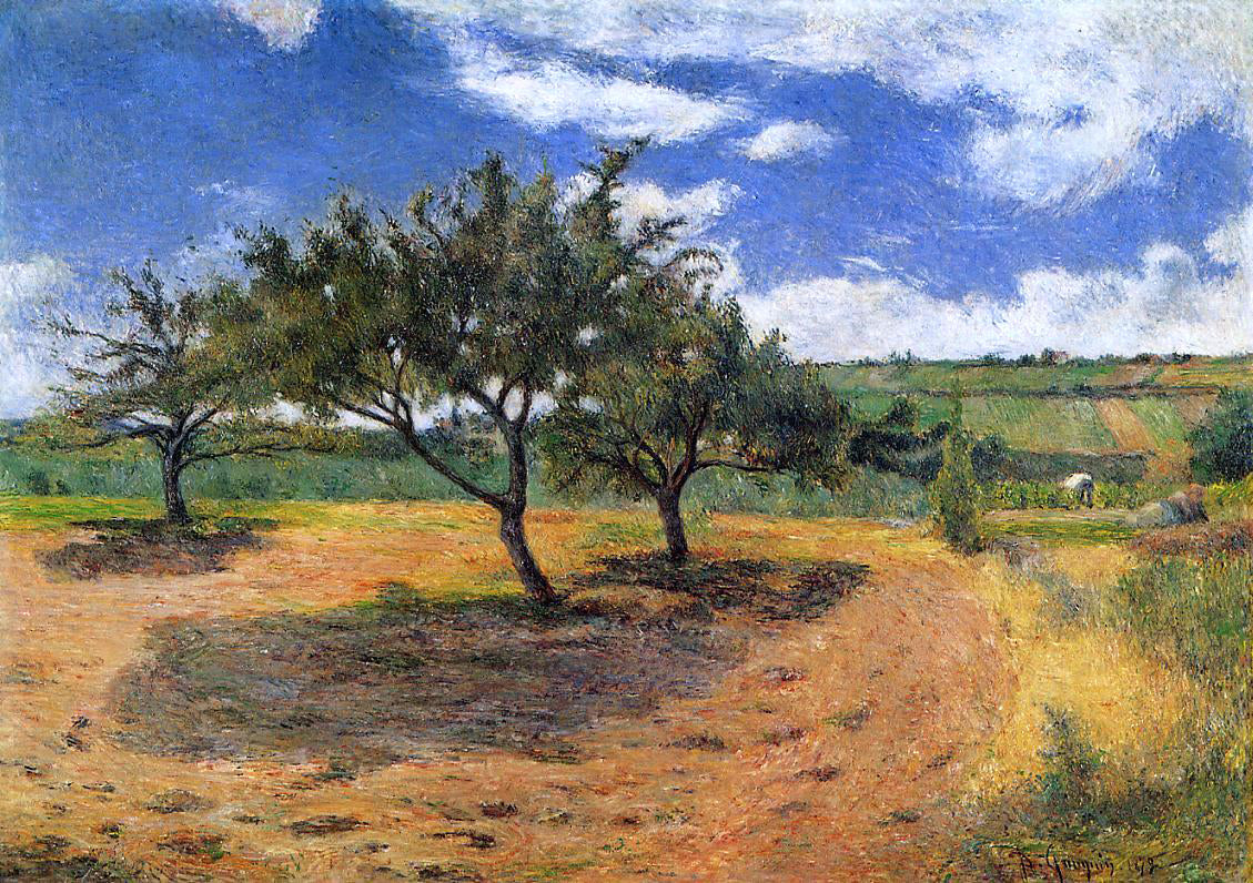 Paul Gauguin Apple Trees at l'Hermitage - Hand Painted Oil Painting