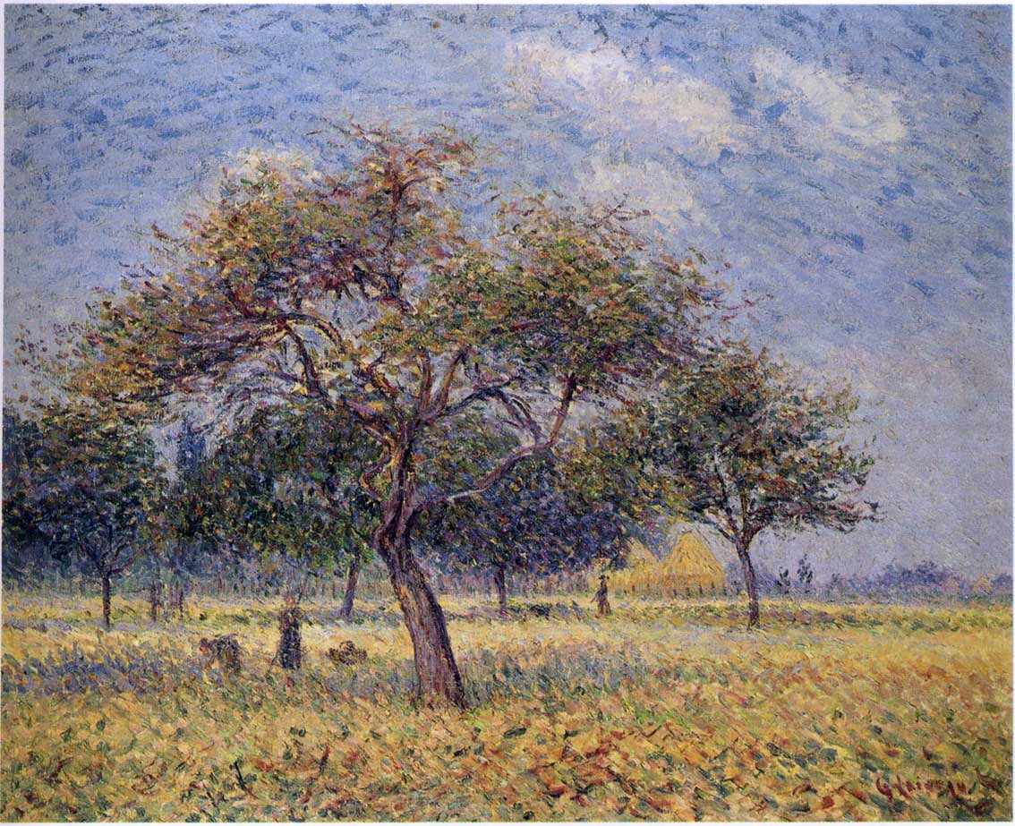 Gustave Loiseau Apple Trees in October - Hand Painted Oil Painting