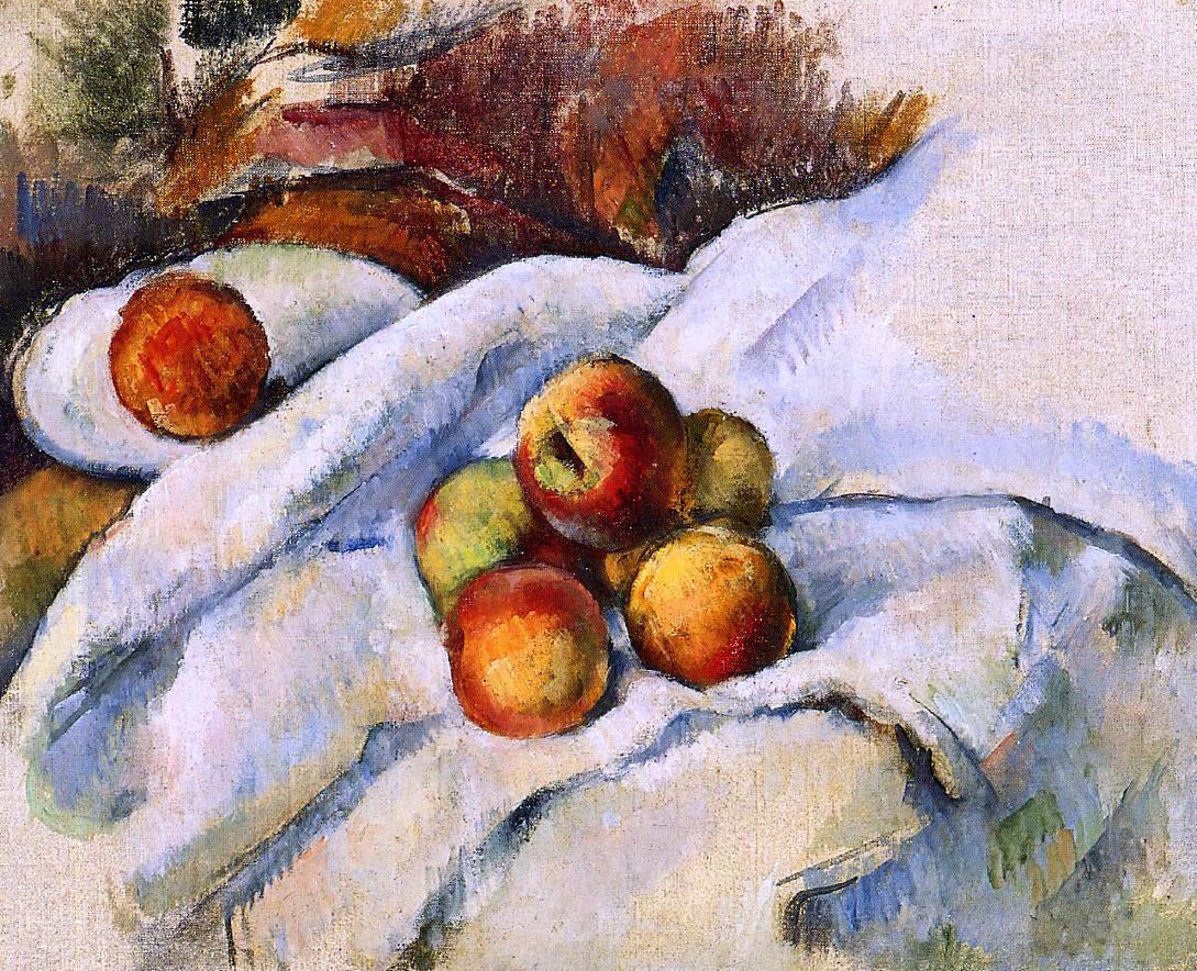  Paul Cezanne Apples on a Sheet - Hand Painted Oil Painting