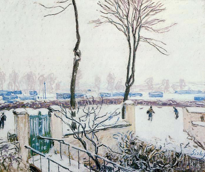 Alfred Sisley Approach to the Railway Station - Hand Painted Oil Painting