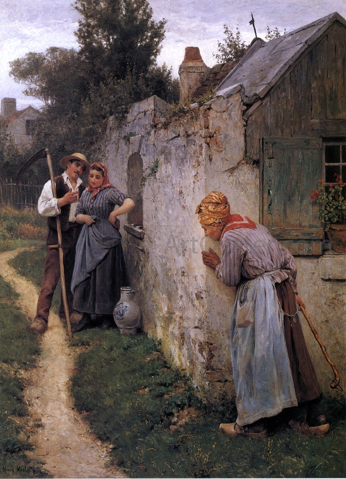 Henry Mosler Approaching Storm - Hand Painted Oil Painting