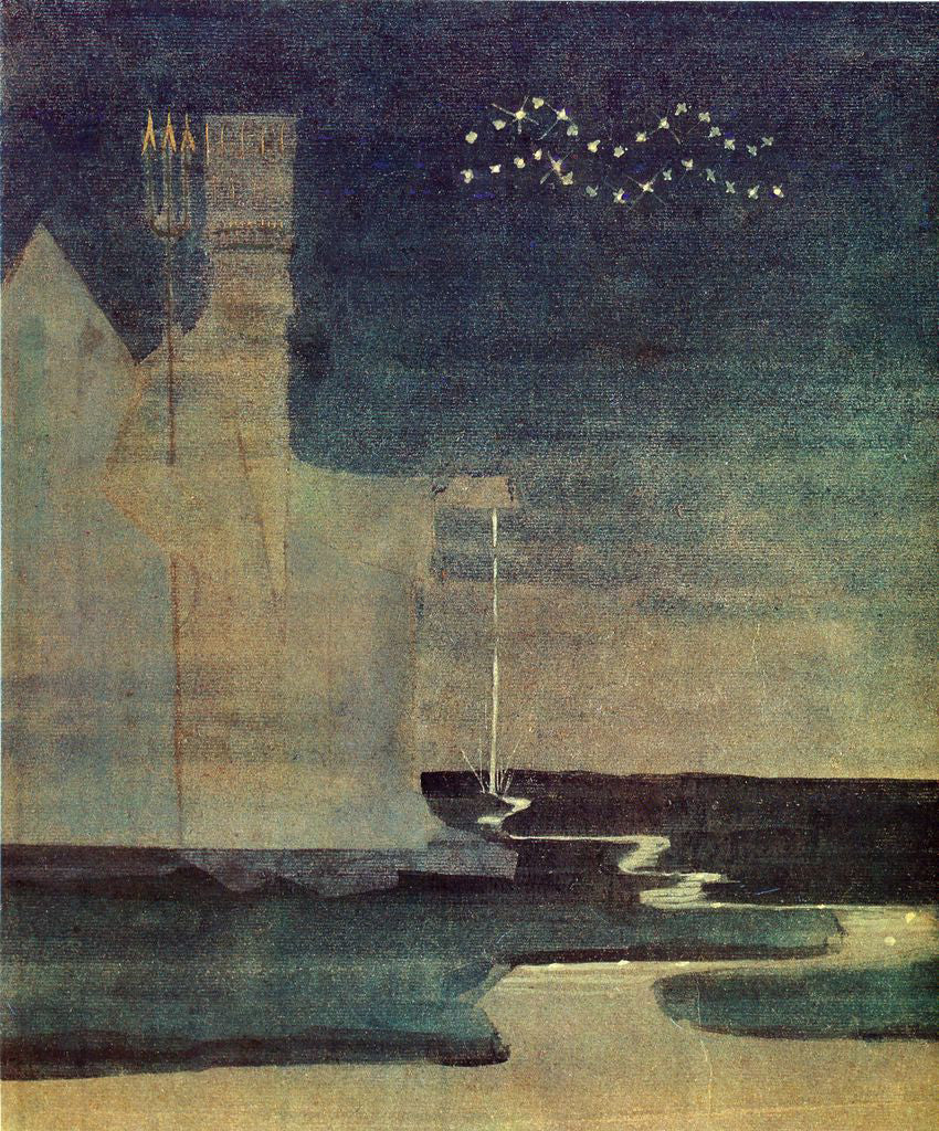 Mikalojus Ciurlionis Aquarius - Hand Painted Oil Painting