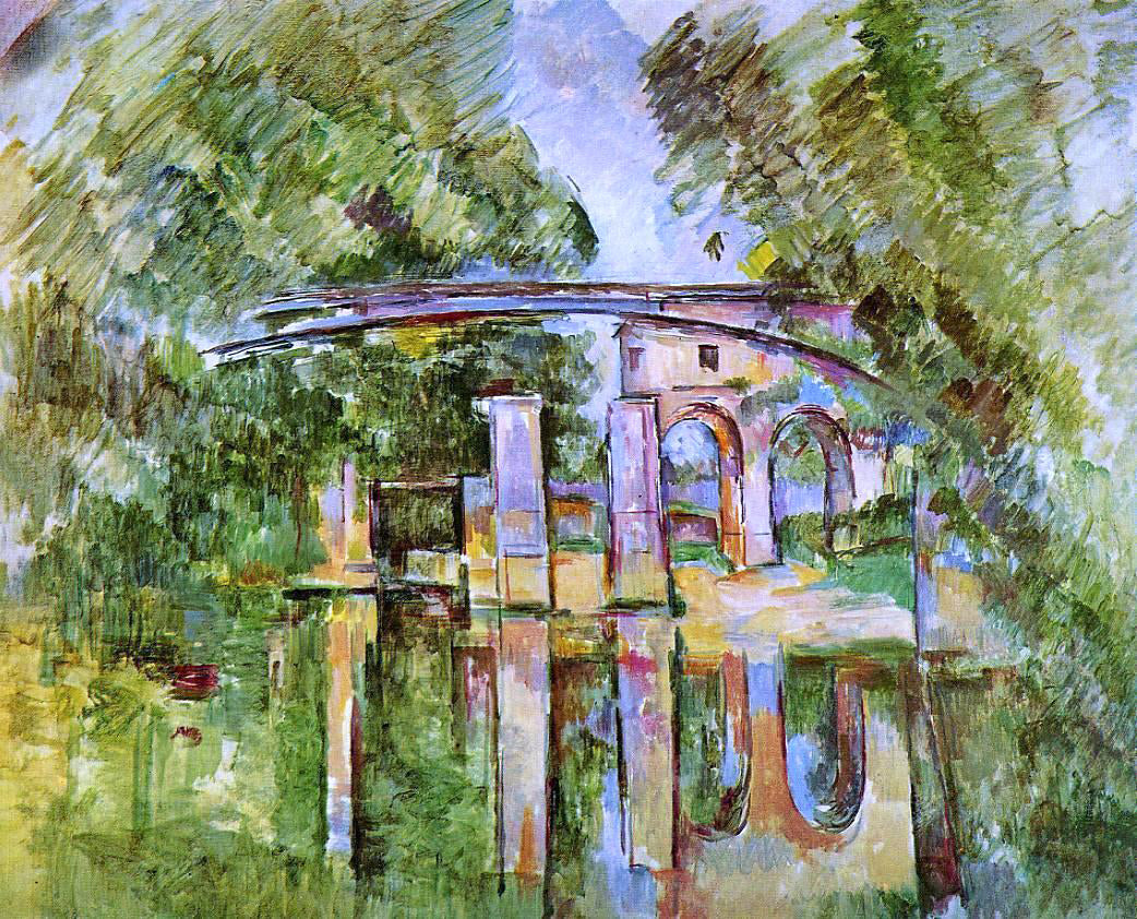  Paul Cezanne Aqueduct and Lock - Hand Painted Oil Painting