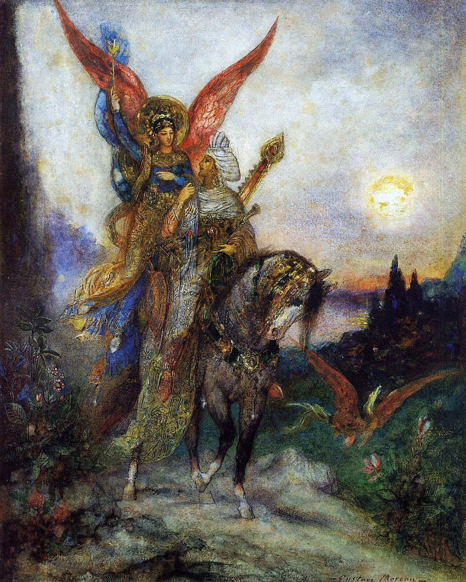 Gustave Moreau Arabian Poet (also known as Persian) - Hand Painted Oil Painting