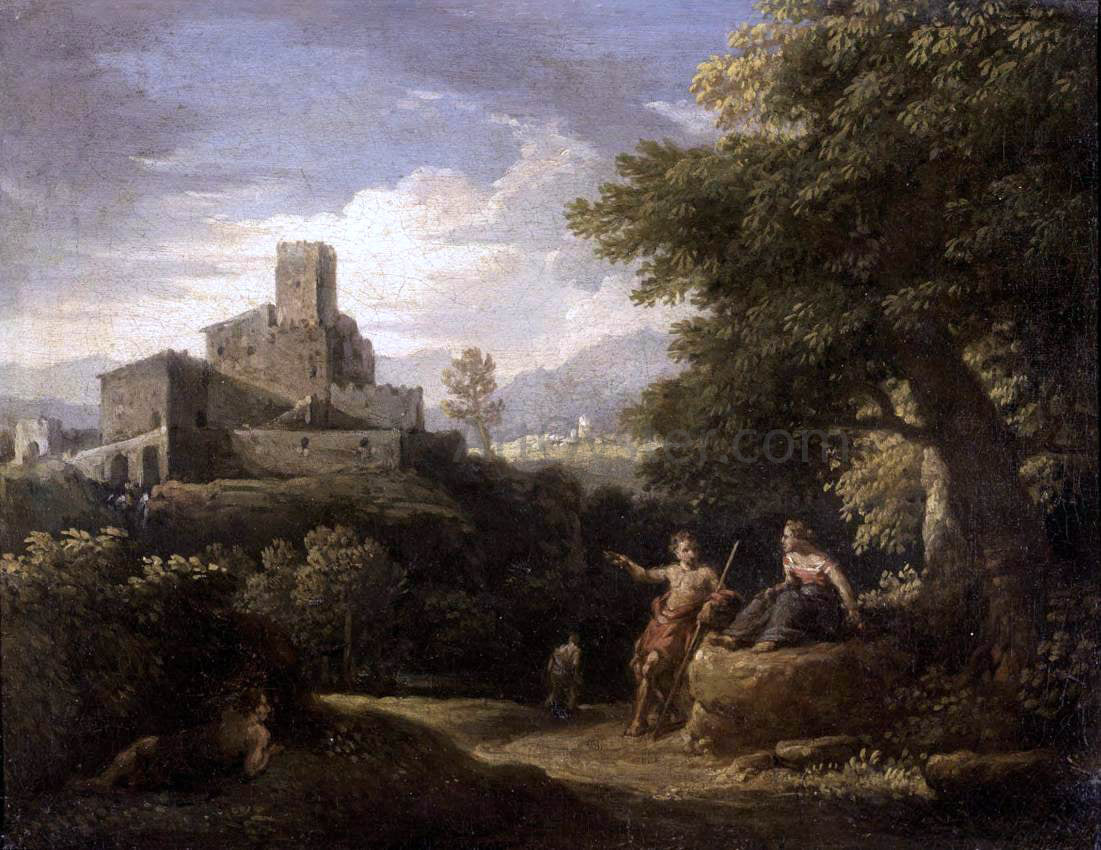 Jan Frans Van Bloemen Arcadian Landscape - Hand Painted Oil Painting