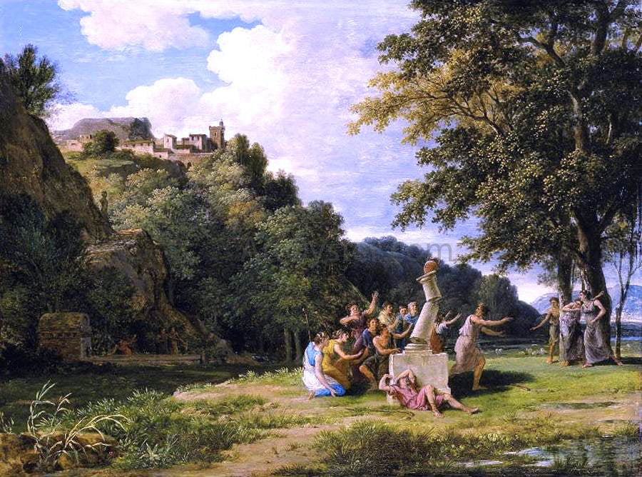 Pierre-Henri De Valenciennes Arcadian Landscape - Hand Painted Oil Painting