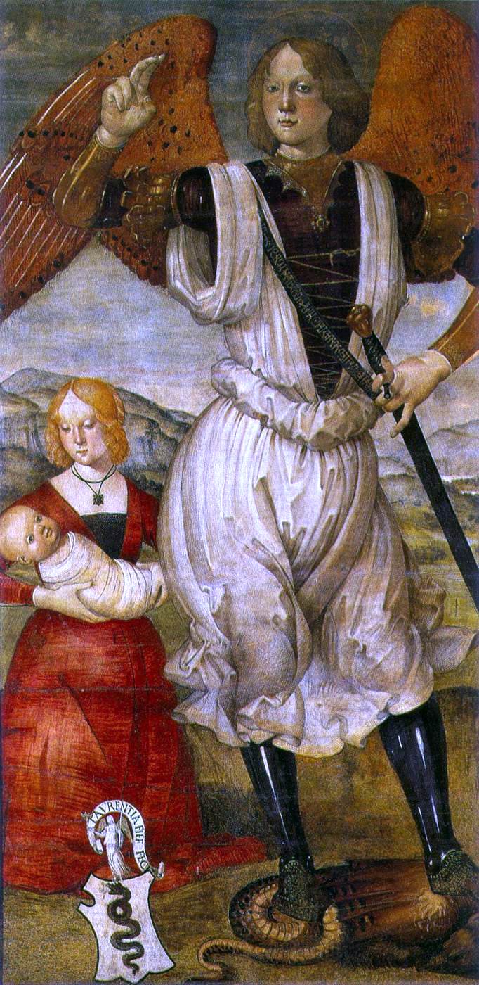 Bartolomeo della Gatta Archangel St Michael - Hand Painted Oil Painting