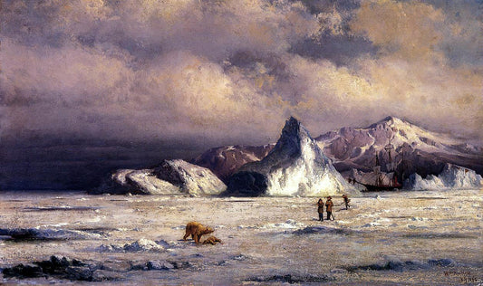  William Bradford Arctic Invaders - Hand Painted Oil Painting