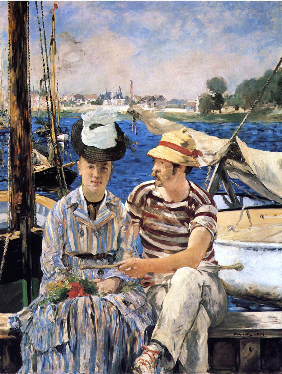 Edouard Manet Argenteuil - Hand Painted Oil Painting
