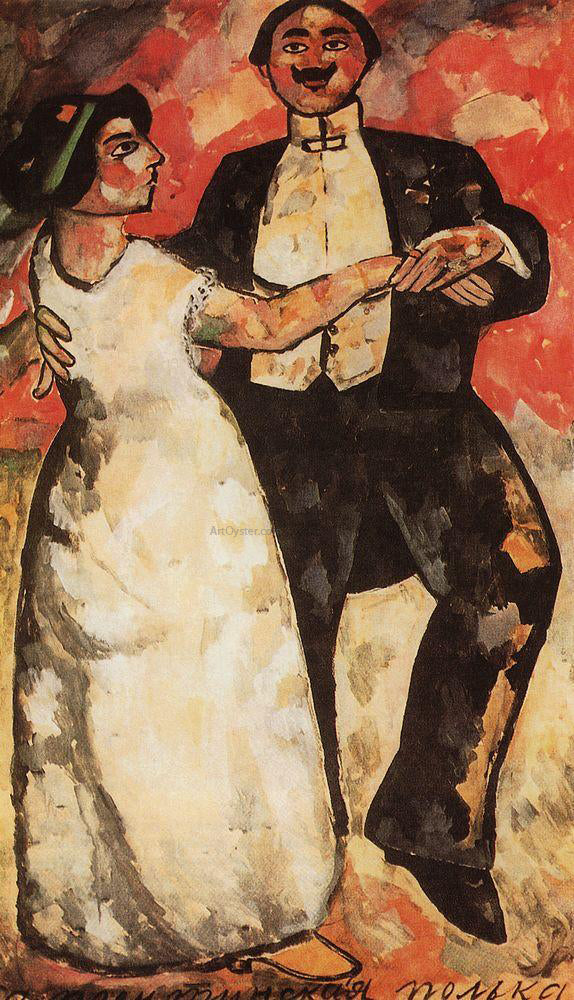 Kazimir Malevich Argentine Polka - Hand Painted Oil Painting