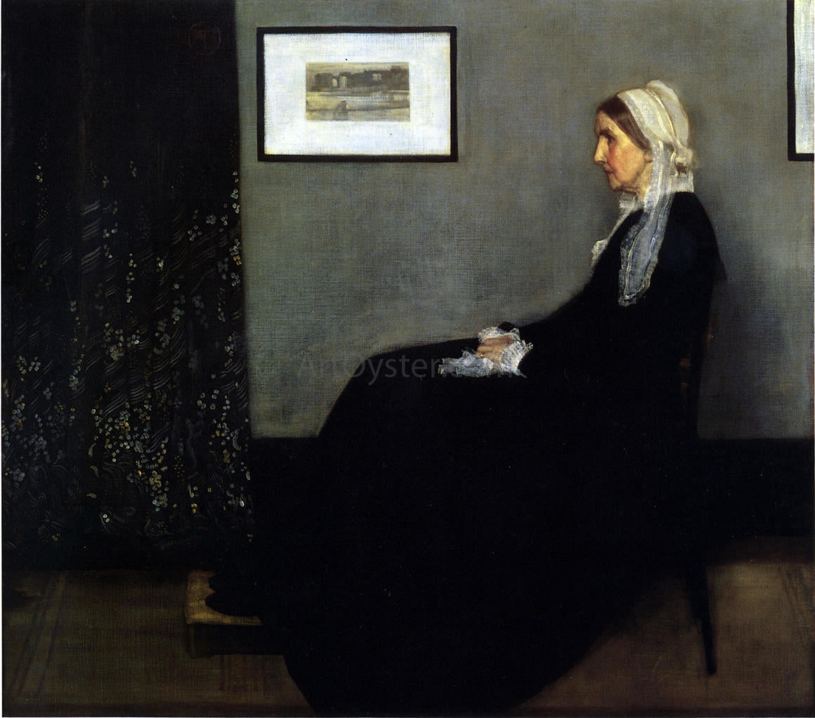 James McNeill Whistler Arrangement in Grey and Black: Portrait of the Painter's Mother - Hand Painted Oil Painting
