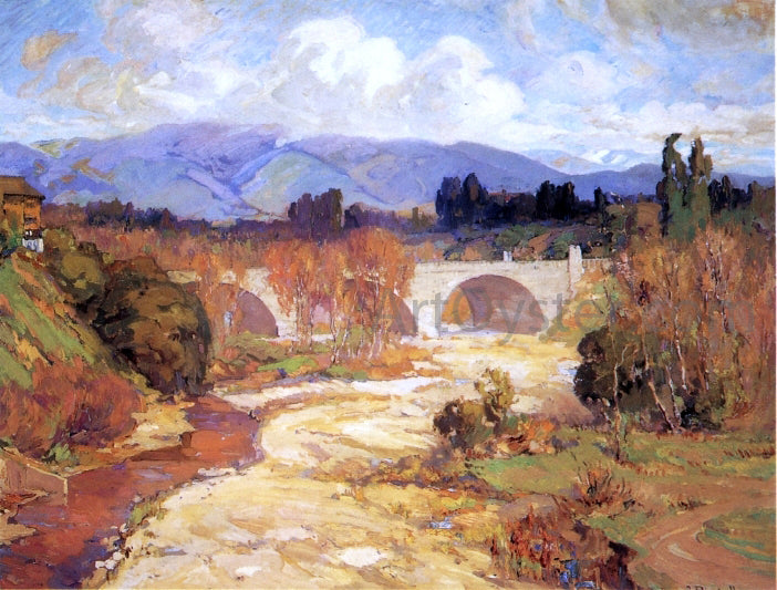 Franz Bischoff Arroyo Seco Bridge - Hand Painted Oil Painting