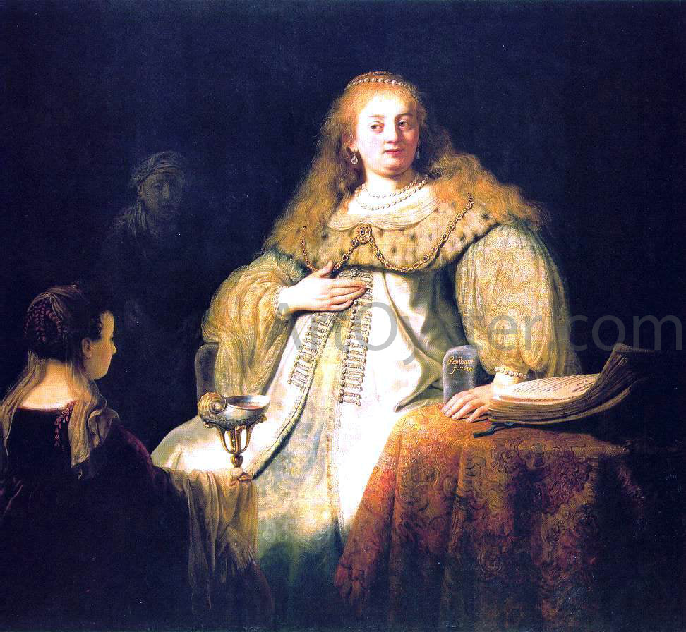  Rembrandt Van Rijn Artemisia - Hand Painted Oil Painting