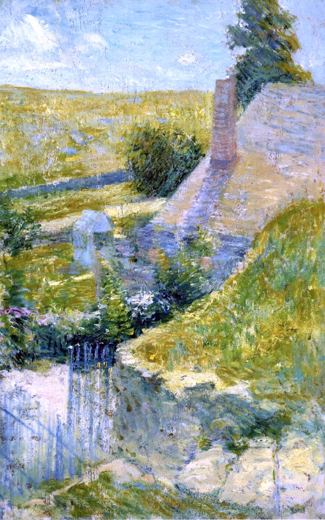 John Twachtman Artist's Home Seen from the Back - Hand Painted Oil Painting
