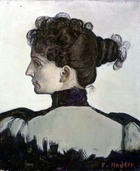 Ferdinand Hodler Artist's wife - Hand Painted Oil Painting