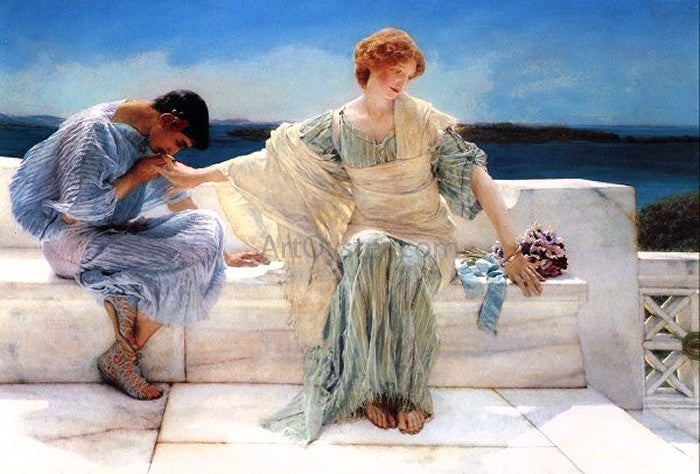 Sir Lawrence Alma-Tadema Ask Me No More - Hand Painted Oil Painting