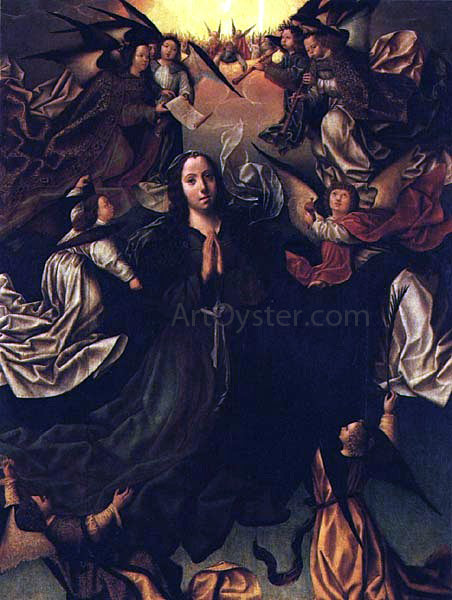  Vasco Fernandes Assumption of the Virgin - Hand Painted Oil Painting