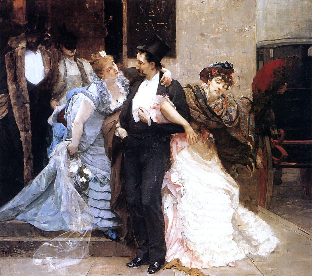Charles Hermans At Dawn - Hand Painted Oil Painting