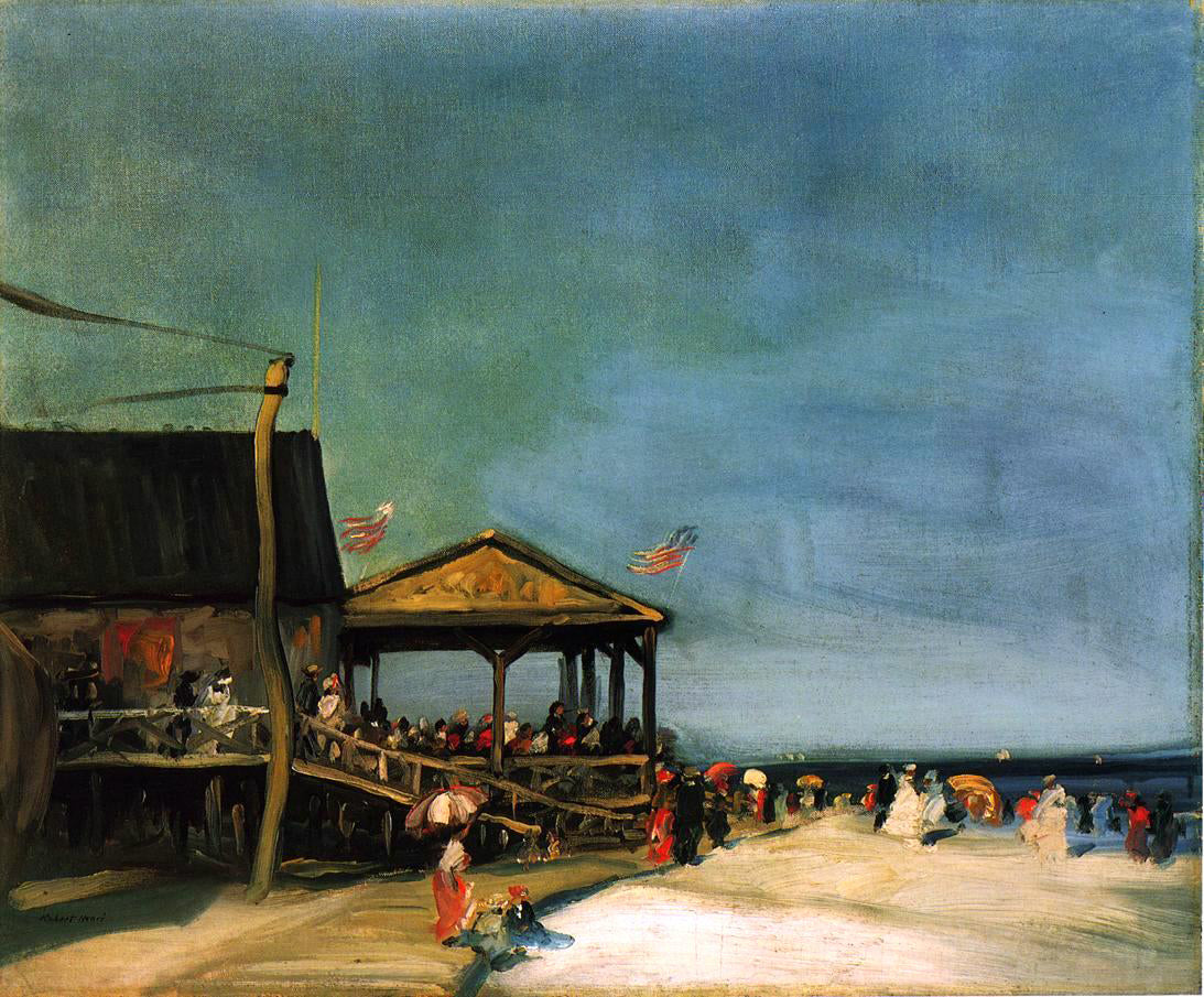 Robert Henri At Far Rockaway - Hand Painted Oil Painting